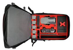 MC-CASES® Rucksack für DJI Mavic Air 2 - Standard und DJI Smart Controller - Extrem komfortabel - Viel Platz