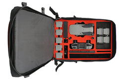 MC-CASES® Rucksack für DJI Mavic Air 2 - Standard und DJI Smart Controller - Extrem komfortabel - Viel Platz
